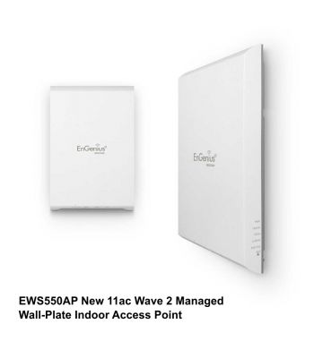 EWS550AP New 11ac Wave 2 Managed Wall-Plate Indoor Access Point