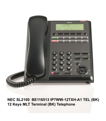 IP7WW-12TXH-A1 TEL (BK)	NEC 12 Button MLT Digital Phones