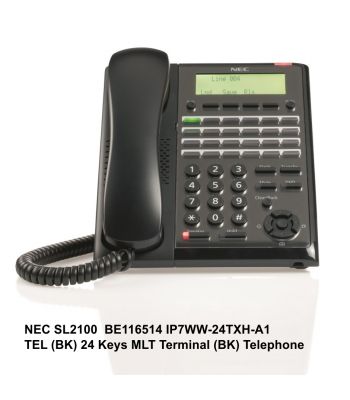 IP7WW-24TXH-A1 TEL (BK)	NEC 24 Button MLT Digital Phones (Reception)